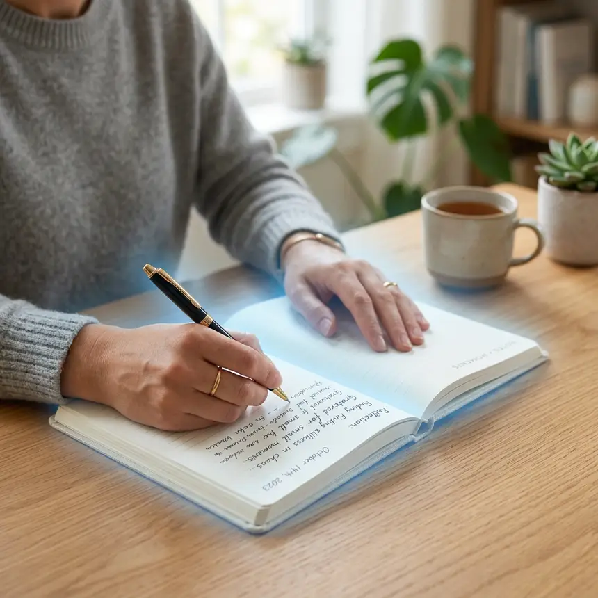 Emotional journaling, self-reflection, mind regulation