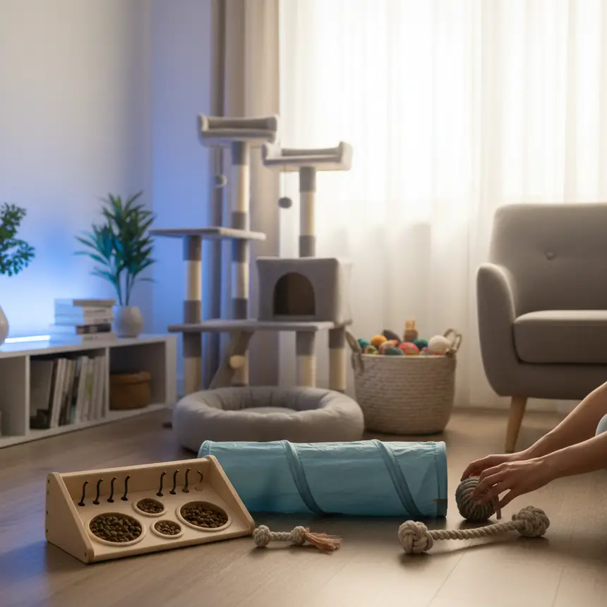 pet environment, cat play