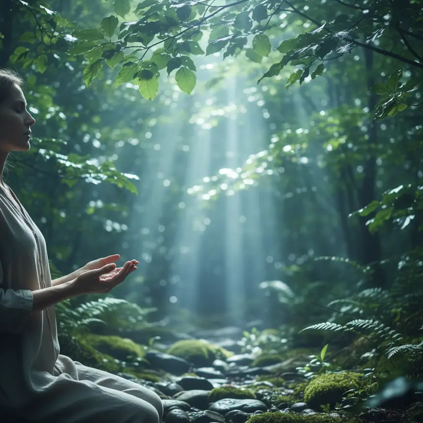 Inner peace, nature healing
