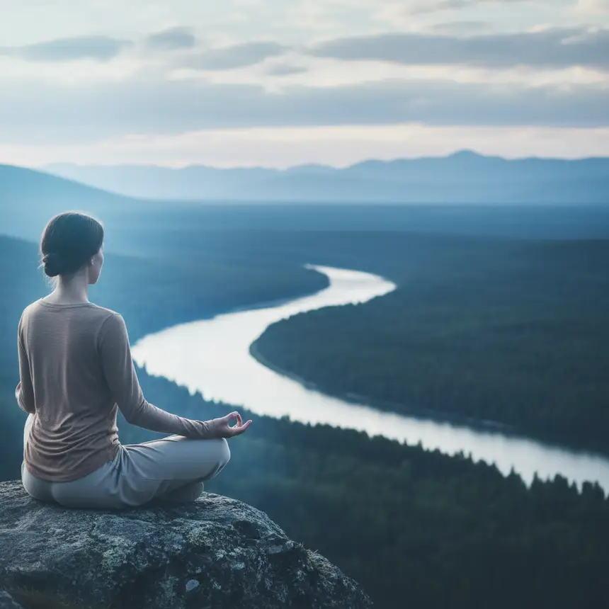 peaceful emotional observation