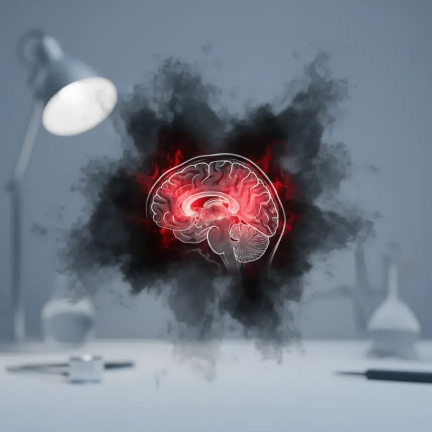 Stress signals, brain activity
